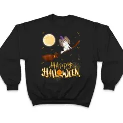 Funny Papillon Ride Witch Shotgun Papillon Dog Halloween T Shirt Funny Papillon Ride Witch Shotgun Papillon Dog Halloween T Shirt