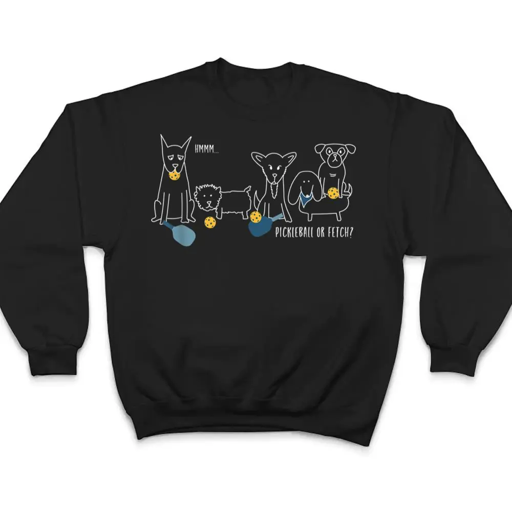 Funny-Pickleball-Dogs-Pickleball-Player-Loves-Dogs-T-Shirt-4 Funny Pickleball Dogs, Pickleball Player Loves Dogs T Shirt