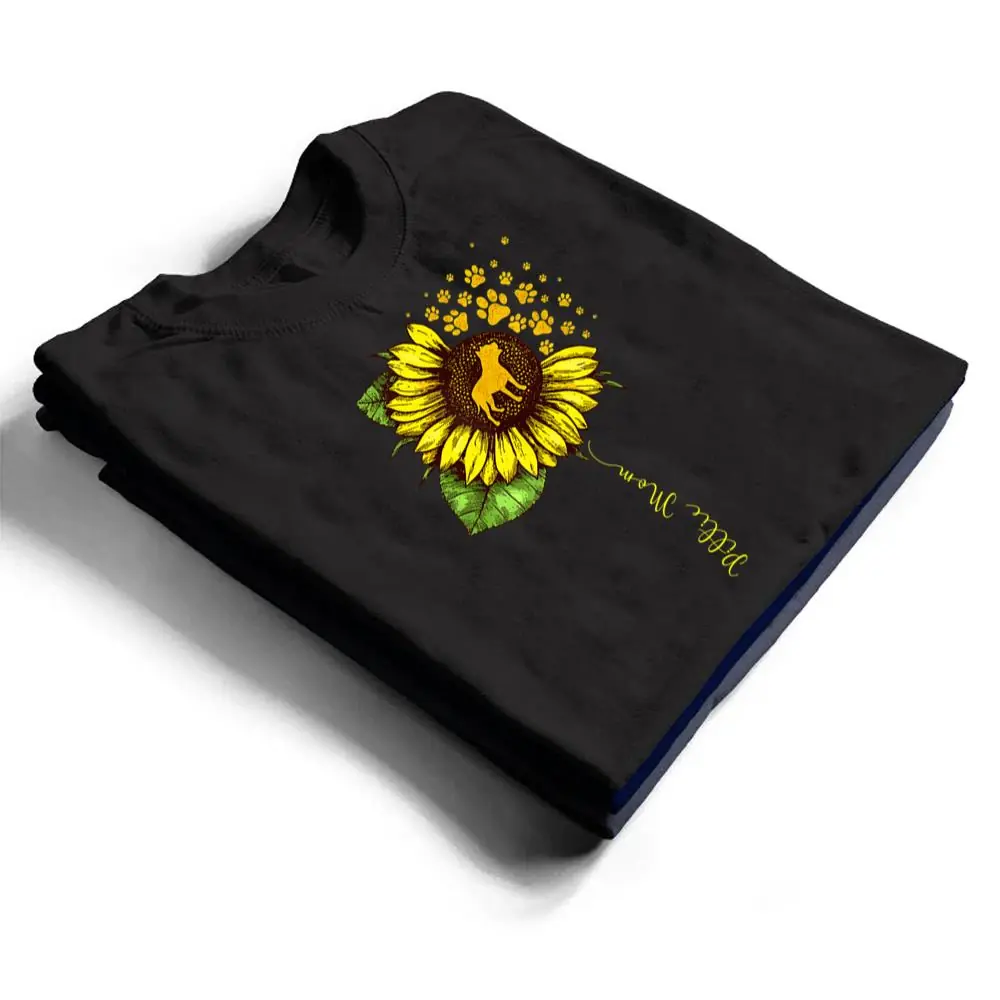 Funny-Pittie-Mom-Sunflower-Mothers-Day-Pitbull-Dog-Lover-T-Shirt-1 Funny Pittie Mom Sunflower Mother's Day Pitbull Dog Lover T Shirt