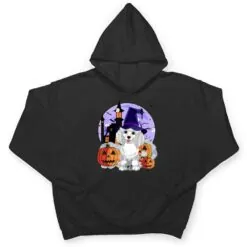 Funny Poodle Dog Halloween Witch Pumpkin T Shirt Funny Poodle Dog Halloween Witch Pumpkin T Shirt