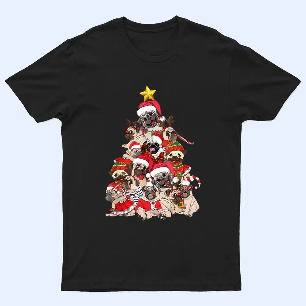 Funny Pug Christmas Tree Dog Santa Merry Pugmas Xmas Gifts T Shirt Funny Pug Christmas Tree Dog Santa Merry Pugmas Xmas Gifts T Shirt