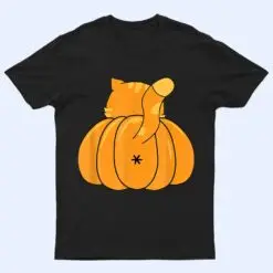 Funny Pumpkin Cat Btt Halloween Ee T Shirt