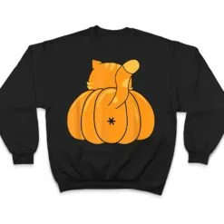 Funny Pumpkin Cat Btt Halloween Ee T Shirt
