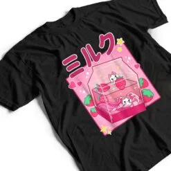 Funny Retro 90s Strawberry Milkshake Carton Kawaii Anime Cat T Shirt Funny Retro 90s Strawberry Milkshake Carton Kawaii Anime Cat T Shirt