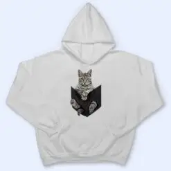 Furry Cute Cat Serious Face Pocket T Shirt Furry Cute Cat Serious Face Pocket T Shirt