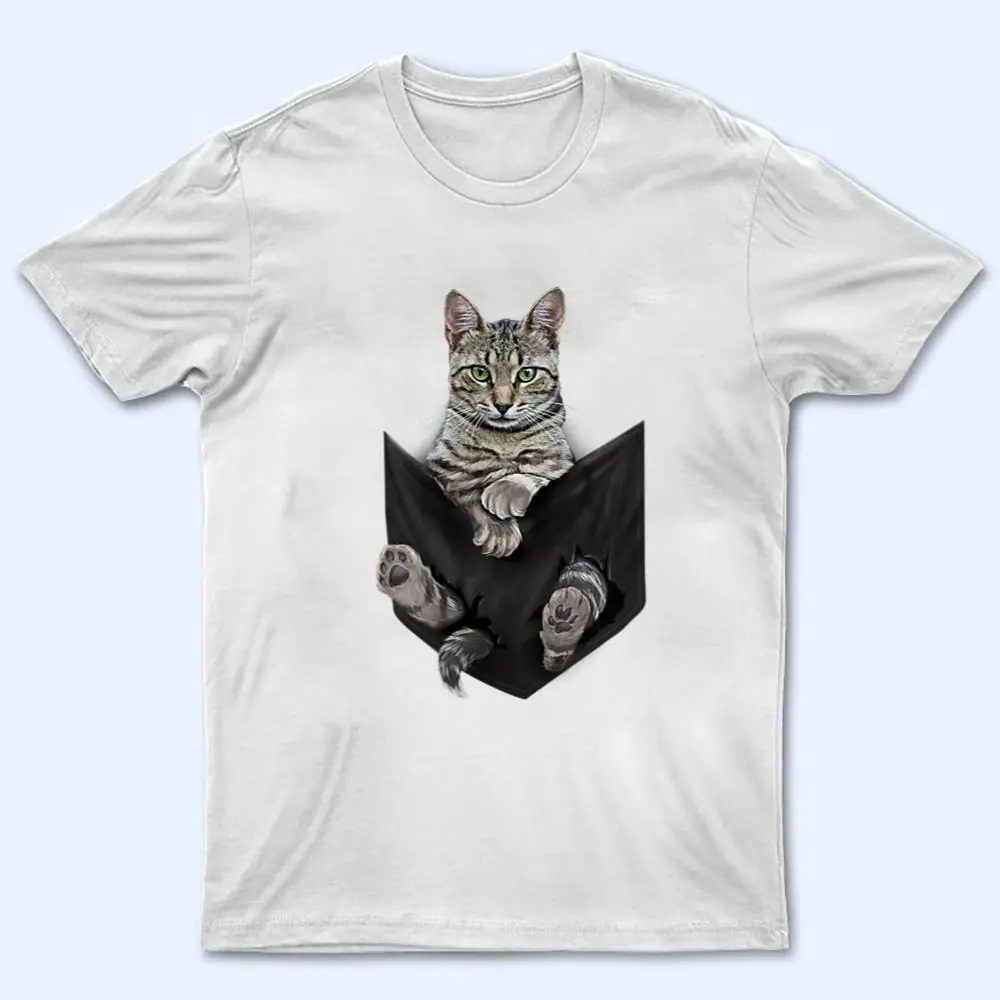 Furry Cute Cat Serious Face Pocket T Shirt Furry Cute Cat Serious Face Pocket T Shirt