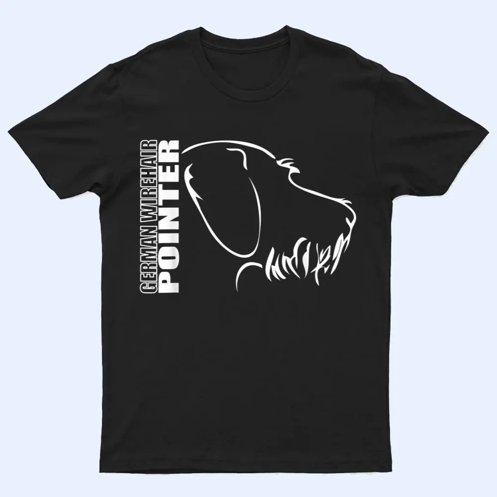GERMAN WIREHAIR POINTER Profile Dog Fun T Shirt GERMAN WIREHAIR POINTER Profile Dog Fun T Shirt