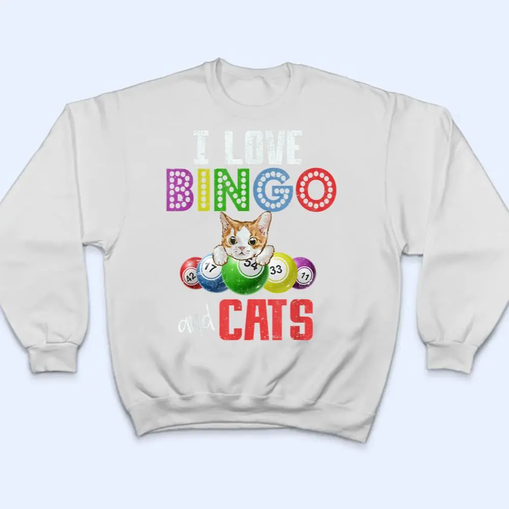 Gambling-Cat-Lover-I-Love-Bingo-And-Cats-Bingo-Player-Bingo-T-Shirt-4 Gambling Cat Lover I Love Bingo And Cats Bingo Player Bingo T Shirt