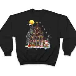 German Shorthaired Pointer Dog Lover Santa Christmas Tree T Shirt German Shorthaired Pointer Dog Lover Santa Christmas Tree T Shirt