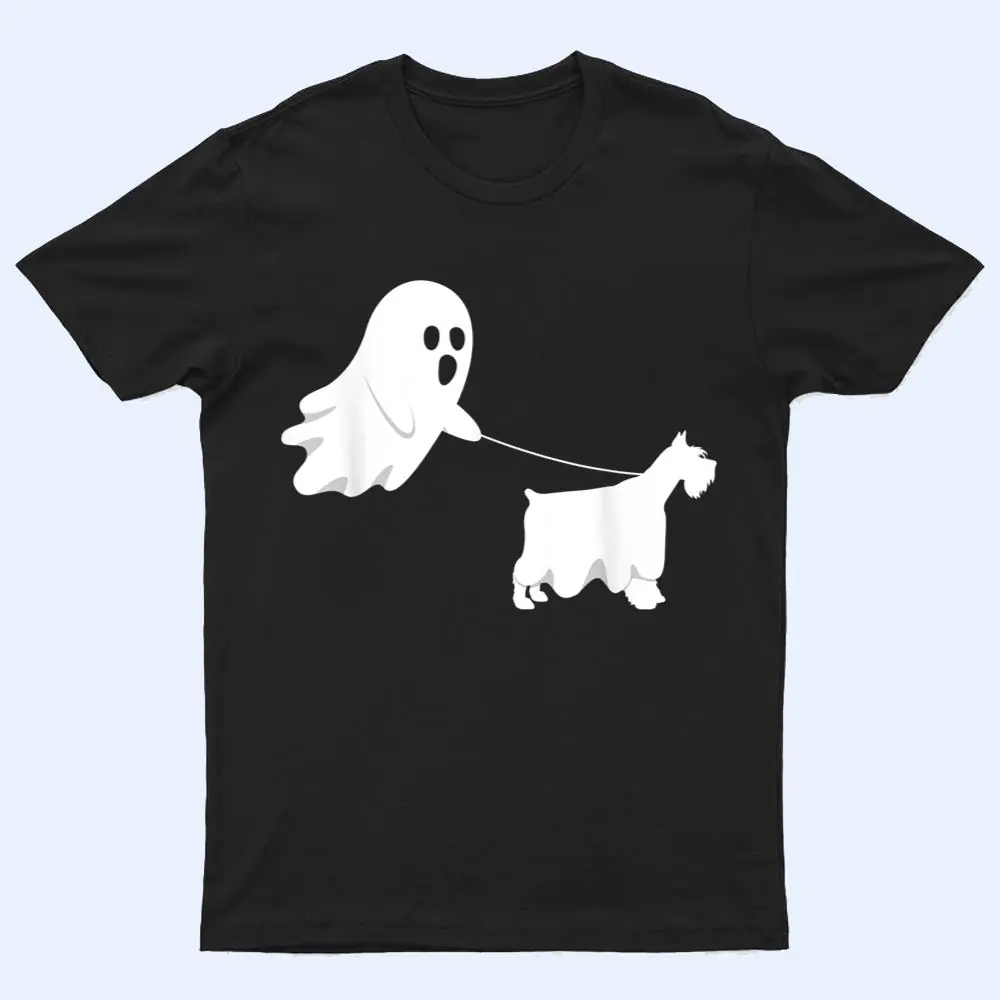 Ghost Miniature Schnauzer Funny Boo Halloween Costume Dog T Shirt Ghost Miniature Schnauzer Funny Boo Halloween Costume Dog T Shirt