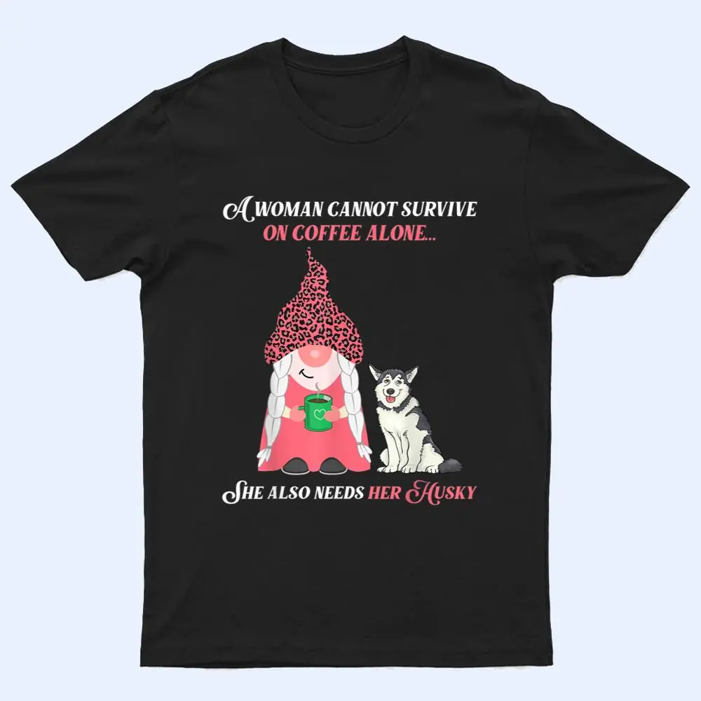 Gnome Leopard Pattern Love Coffee Husky Dog Lover Funny T Shirt Gnome Leopard Pattern Love Coffee Husky Dog Lover Funny T Shirt