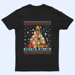Golden Retriever Dog Christmas Lights  Christmas T Shirt
