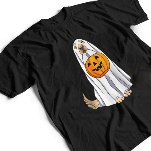 Golden Retriever Ghost Dog Halloween Trick Or Treat T Shirt