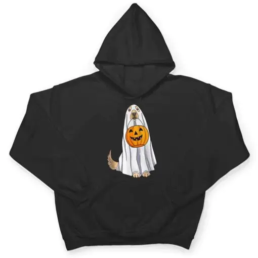 Golden Retriever Ghost Dog Halloween Trick Or Treat T Shirt