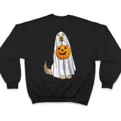 Golden Retriever Ghost Dog Halloween Trick Or Treat T Shirt
