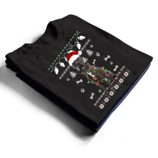 Great Dane Christmas Dog Light Ugly T Shirt