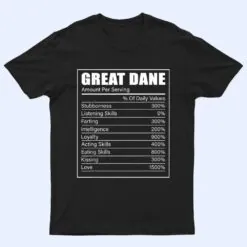Great Dane Facts Dog Great Dane Lover Great Dane T Shirt