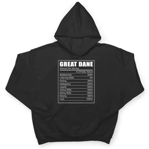 Great Dane Facts Dog Great Dane Lover Great Dane T Shirt