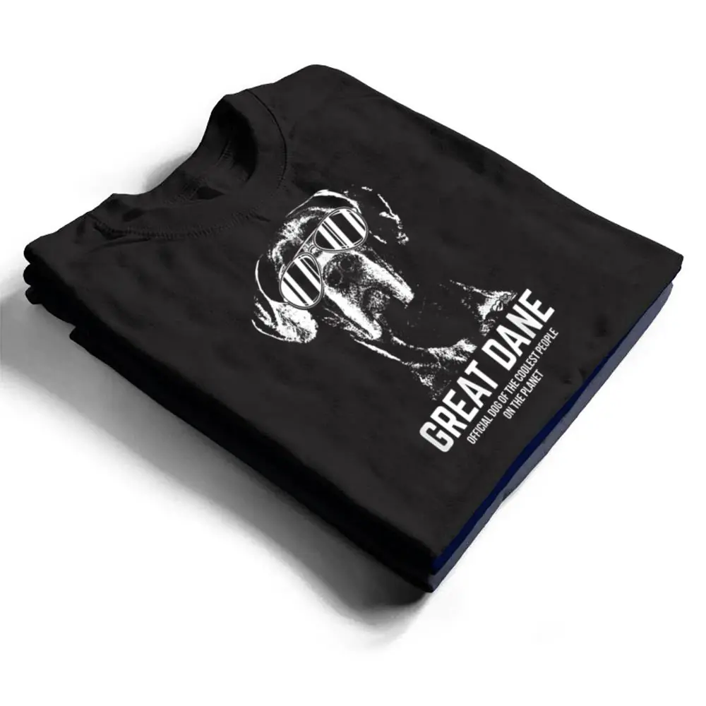 Great-Dane-Official-Dog-of-the-Coolest-Pup-Lovers-T-Shirt-1 Great Dane Official Dog of the Coolest Pup Lovers T Shirt