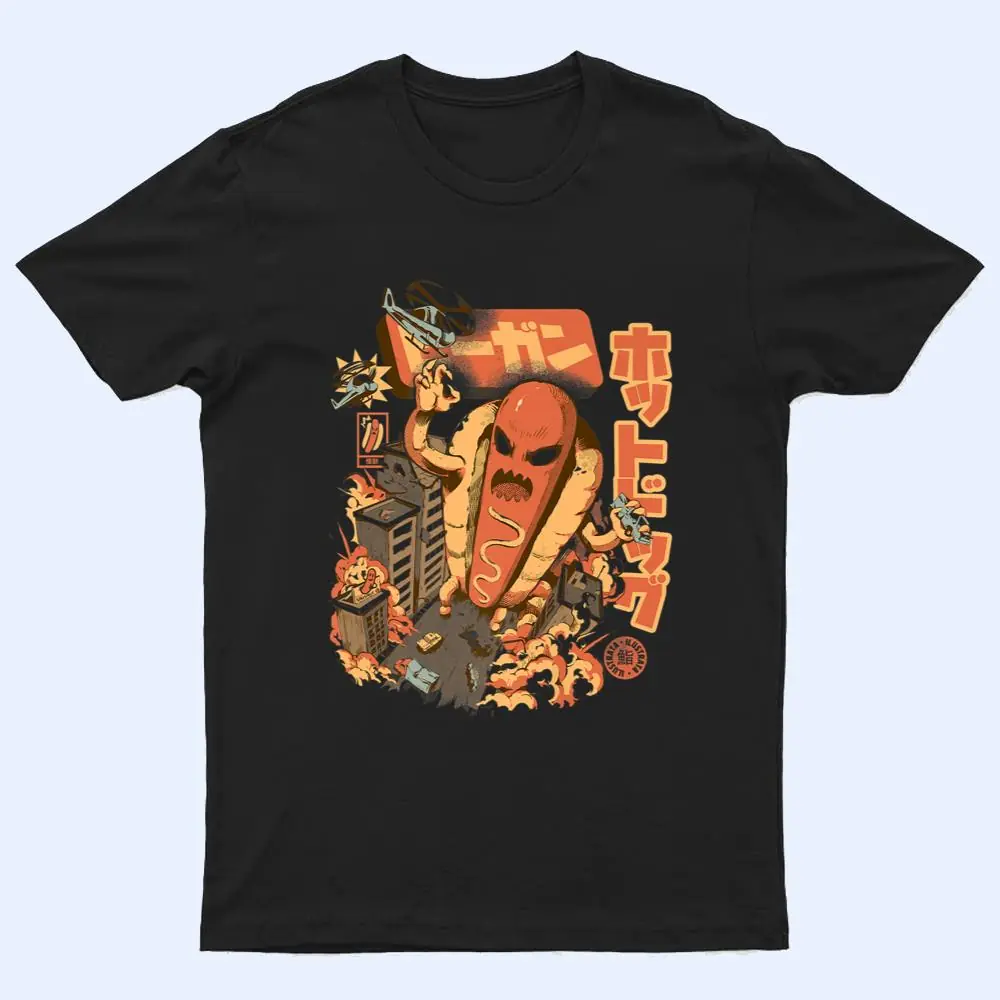 Great Hot Dog Monster Food Japanese City Kawaii Hot Dog T Shirt Great Hot Dog Monster Food Japanese City Kawaii Hot Dog T Shirt