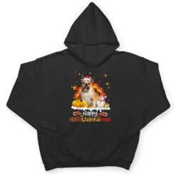 HalloThanksMas Halloween Thanksgiving Christmas Bulldog T Shirt HalloThanksMas Halloween Thanksgiving Christmas Bulldog T Shirt