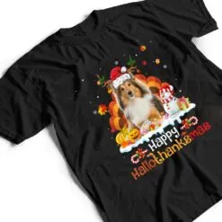 HalloThanksMas Halloween Thanksgiving Christmas Sheepdog Ver 1 T Shirt HalloThanksMas Halloween Thanksgiving Christmas Sheepdog Ver 1 T Shirt