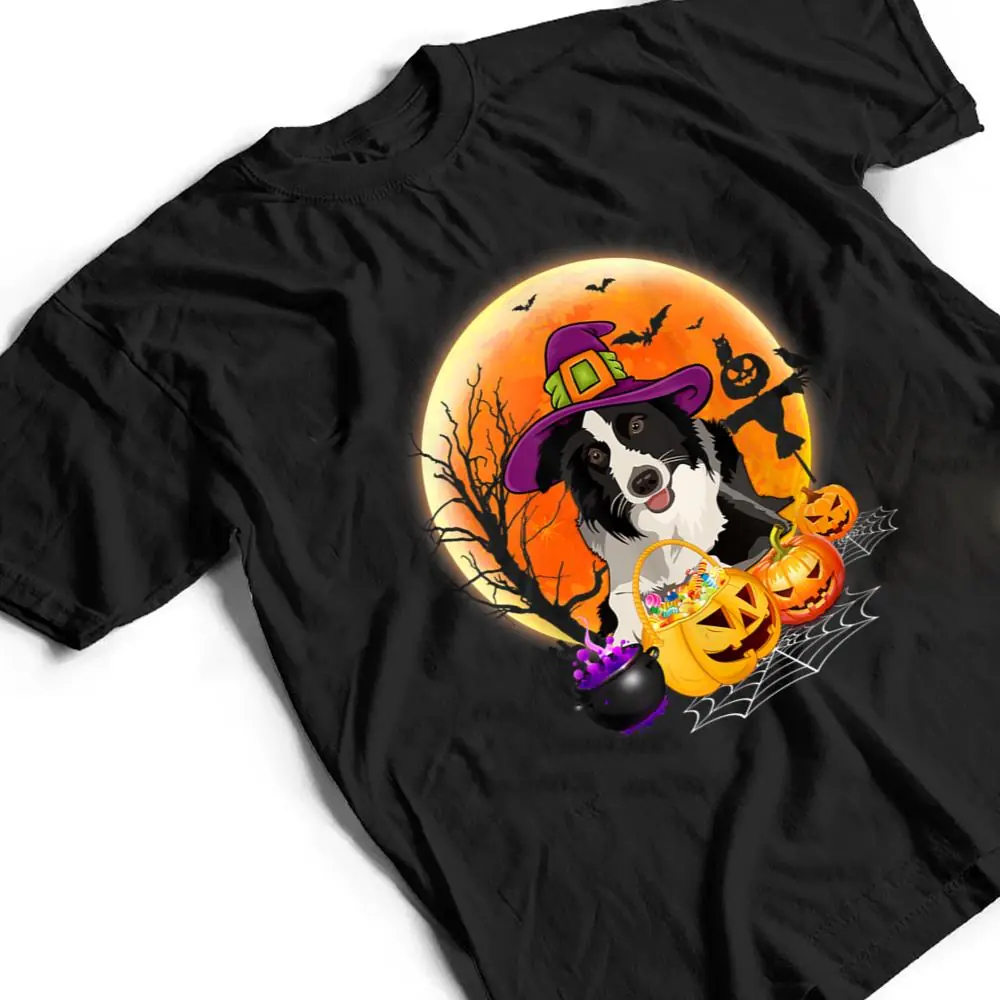 Halloween-Collie-Dog-Moon-With-Pumpkin-Funny-Gifts-Women-Kid-T-Shirt-2 Halloween Collie Dog Moon With Pumpkin Funny Gifts Women Kid T Shirt