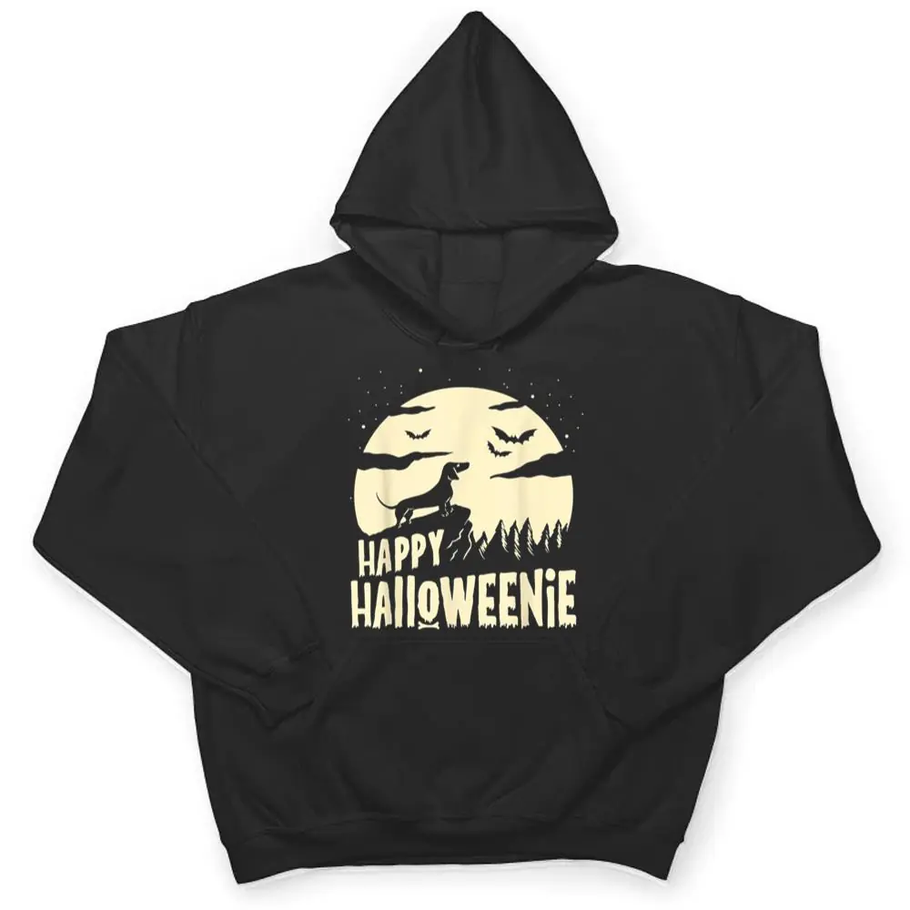 Halloween-Dachshund-Costume-Dog-Weiner-Dog-Moon-Halloweenie-T-Shirt-3 Halloween Dachshund Costume Dog Weiner Dog Moon Halloweenie T Shirt