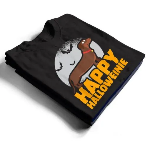 Halloween - Dachshund Humor - Happy Halloweinie T Shirt