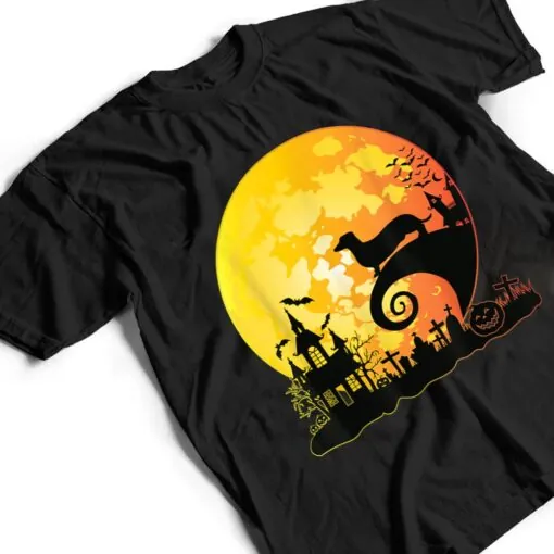 Halloween Dachshund Moonshine Weenie Wiener Sausage Dog T Shirt