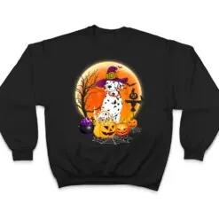 Halloween Dalmatian Dog Moon With Pumpkin Funny Gifts Women T Shirt Halloween Dalmatian Dog Moon With Pumpkin Funny Gifts Women T Shirt