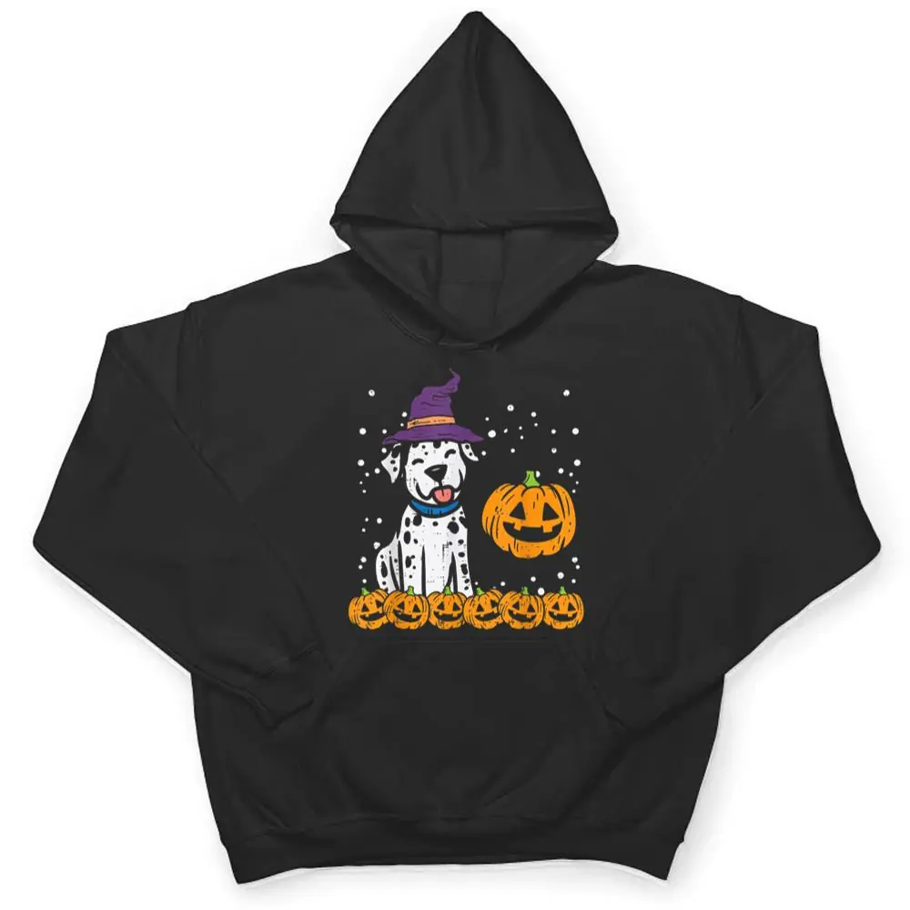 Halloween-Dalmatian-Pumpkin-Cute-Dog-Costume-T-Shirt-3 Halloween Dalmatian Pumpkin Cute Dog Costume T Shirt