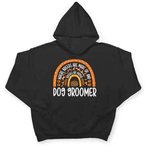 Halloween Dog Groomer Breeds Puppy Stylist Pet Grooming T Shirt