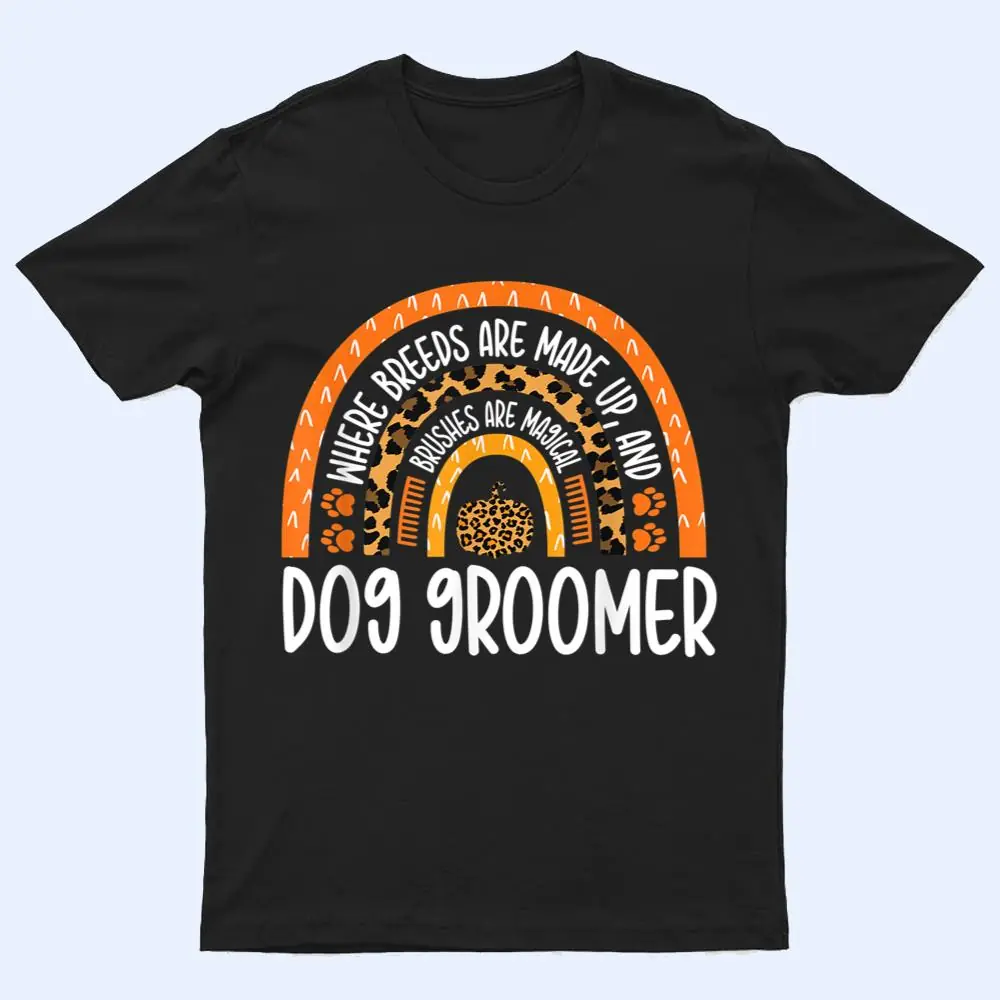 Halloween Dog Groomer Breeds Puppy Stylist Pet Grooming T Shirt Halloween Dog Groomer Breeds Puppy Stylist Pet Grooming T Shirt