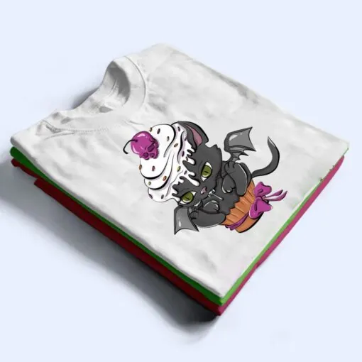 Halloween Scary Vampire Cat Bat Cupcake Halloween Clothing T Shirt