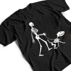 Halloween Skeleton Dog Lover Funny Dog Walking T Shirt Halloween Skeleton Dog Lover Funny Dog Walking T Shirt