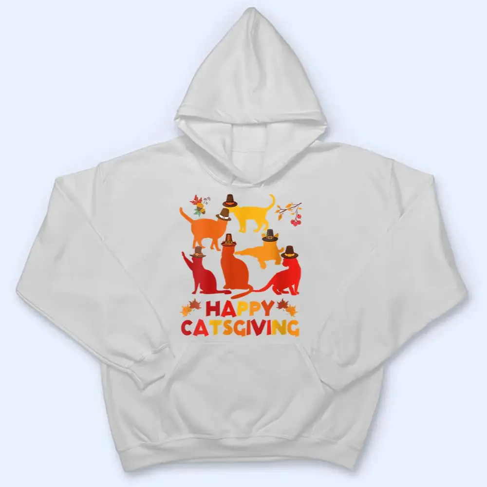Happy-Catsgiving-Thanksgiving-Cats-Lovers-Pilgrim-Hat-T-Shirt-3 Happy Catsgiving Thanksgiving Cats Lovers Pilgrim Hat T Shirt