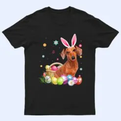 Happy Easter Cute Bunny Dachshund Wearing Bunny Ears Gift T Shirt