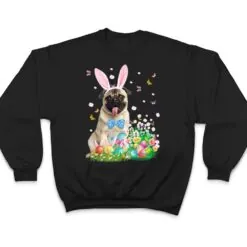 Happy Easter Cute Bunny Dog Pug Eggs Basket Funny Gifts T Shirt