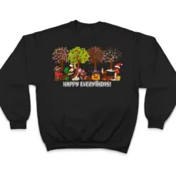 Happy Everything Dachshund Seasons All Year Tree Dog Lover T Shirt Happy Everything Dachshund Seasons All Year Tree Dog Lover T Shirt