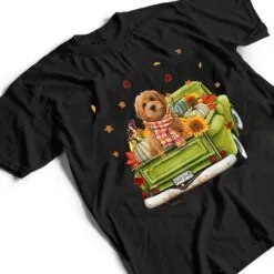 Happy Fall Y'all Goldendoodle Dog On Truck Pumpkin Fall T Shirt Happy Fall Y'all Goldendoodle Dog On Truck Pumpkin Fall T Shirt