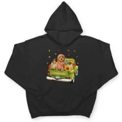 Happy Fall Y'all Goldendoodle Dog On Truck Pumpkin Fall T Shirt Happy Fall Y'all Goldendoodle Dog On Truck Pumpkin Fall T Shirt