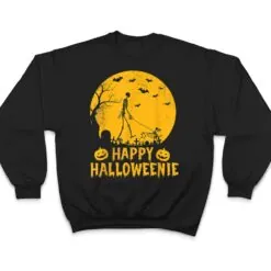 Happy Hallo-Weenie Dachshund Dog Halloween Skeleton Wiener T Shirt Happy Hallo-Weenie Dachshund Dog Halloween Skeleton Wiener T Shirt