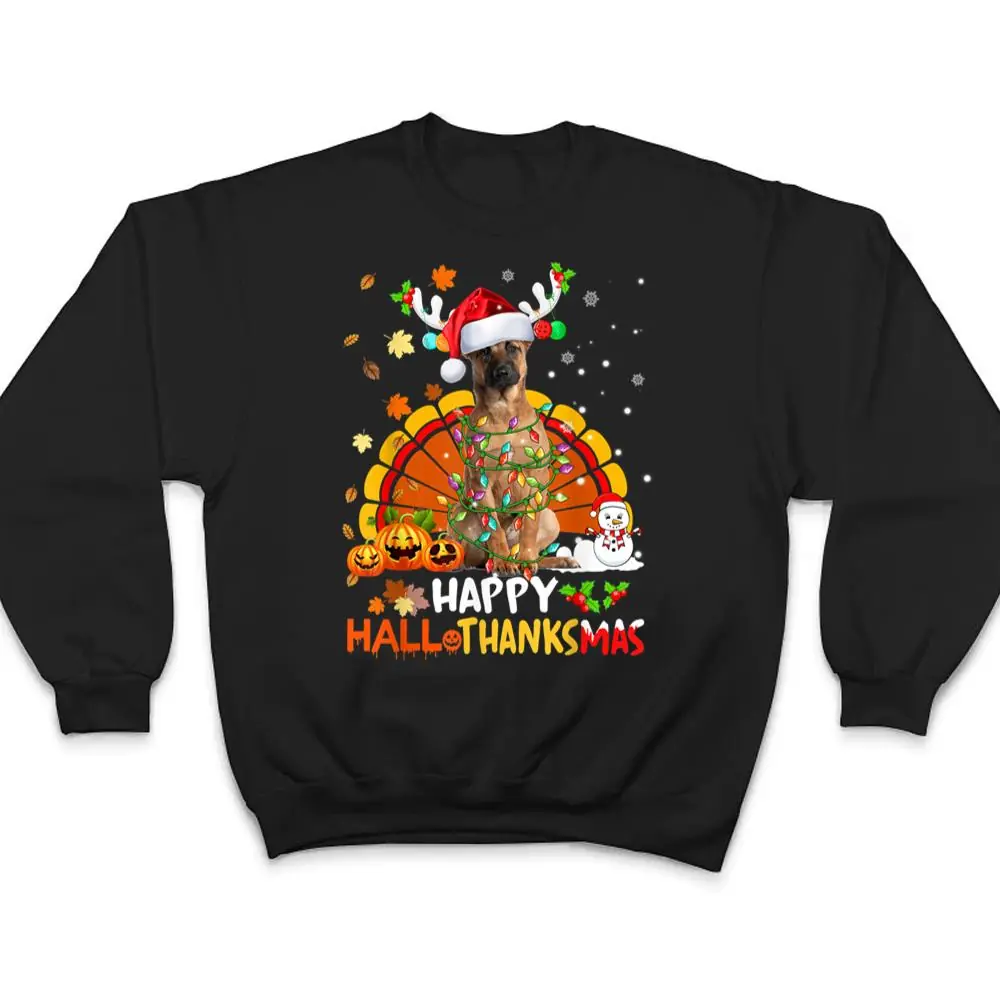 Happy-Hallothanksmas-Belgian-Malinois-Dog-Lover-T-Shirt-4 Happy Hallothanksmas Belgian Malinois Dog Lover T Shirt