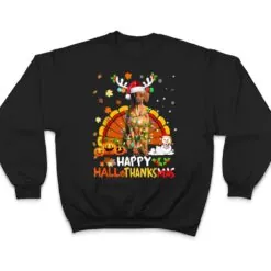 Happy Hallothanksmas Rhodesian Ridgeback Dog Lover Ver 2 T Shirt Happy Hallothanksmas Rhodesian Ridgeback Dog Lover Ver 2 T Shirt