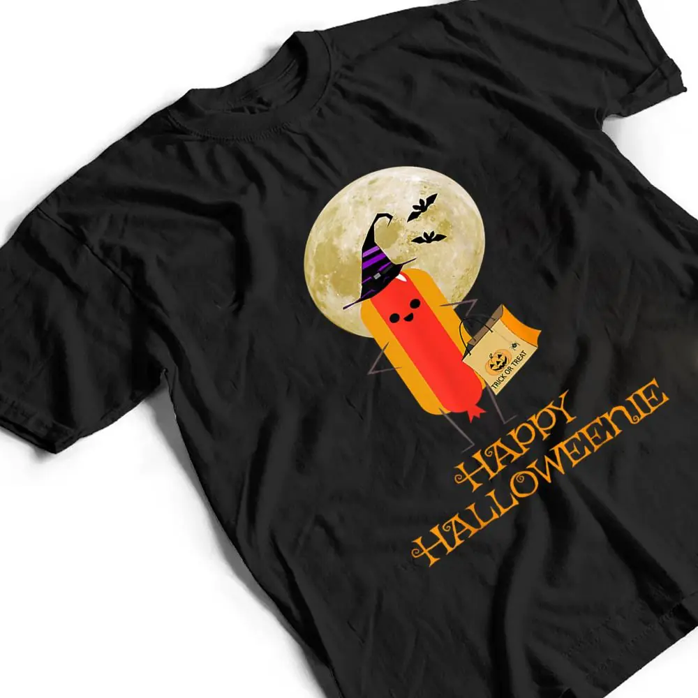 Happy-Halloweenie-Funny-Hot-Dog-Halloween-T-Shirt-2 Happy Halloweenie Funny Hot Dog Halloween T Shirt
