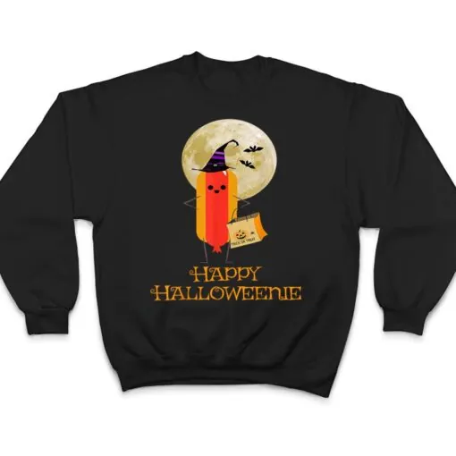 Happy Halloweenie Funny Hot Dog Halloween T Shirt