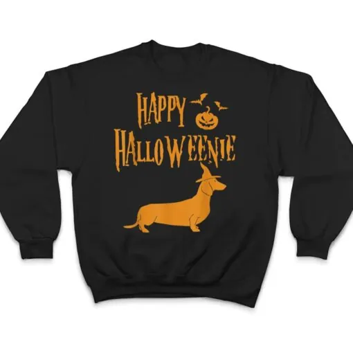 Happy Halloweenie Halloween Dachshund Dog Lover Dad Mom T Shirt