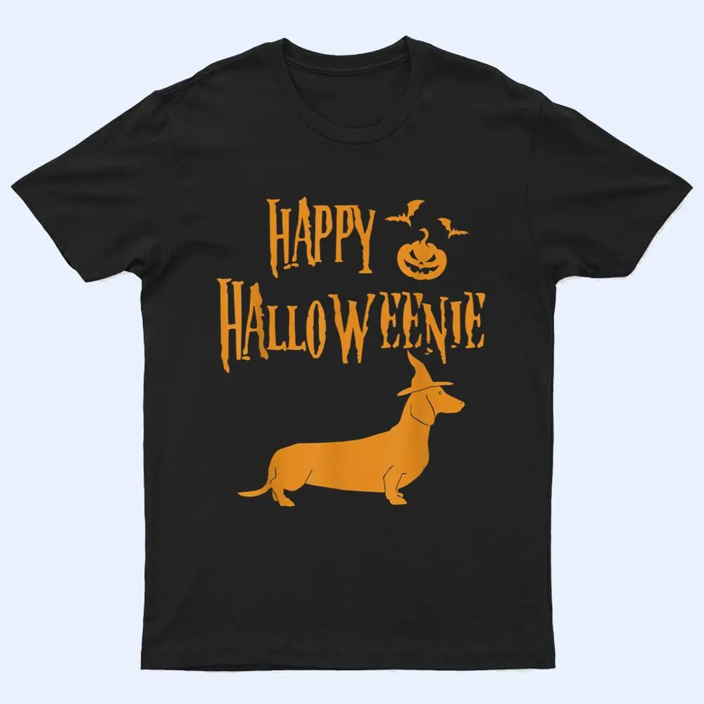 Happy Halloweenie Halloween Dachshund Dog Lover Dad Mom T Shirt Happy Halloweenie Halloween Dachshund Dog Lover Dad Mom T Shirt
