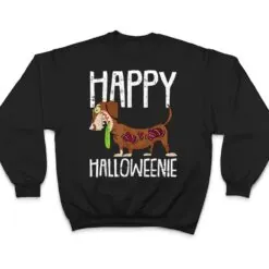 Happy Halloweenie Lazy Halloween Costume Zombie Dachshund T Shirt Happy Halloweenie Lazy Halloween Costume Zombie Dachshund T Shirt